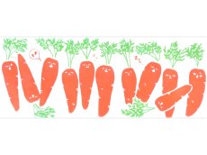 画像3: 越後亀紺屋の新潟手ぬぐい　雪下にんじん (3)