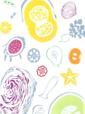 画像2: 梨園染の手ぬぐい　いろどりtonton (2)