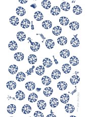 画像1: 【七月の限定販売】キレニエの手ぬぐい　音楽てぬぐい 紺 (1)