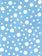 画像1: 【七月の限定販売、7月13日20時〜販売開始】七梅の手ぬぐい　水玉 青空 (1)