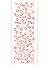 画像2: 【七月の限定販売】キレニエの手ぬぐい　音楽 オレンジ (2)