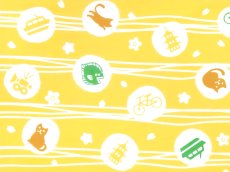 画像2: 【8月の期間限定】こころ粋の手ぬぐい　尾道うらら 檸檬 (2)