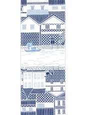 画像3: 【8月の期間限定】こころ粋の手ぬぐい　くらしき逍遥 藍 (3)