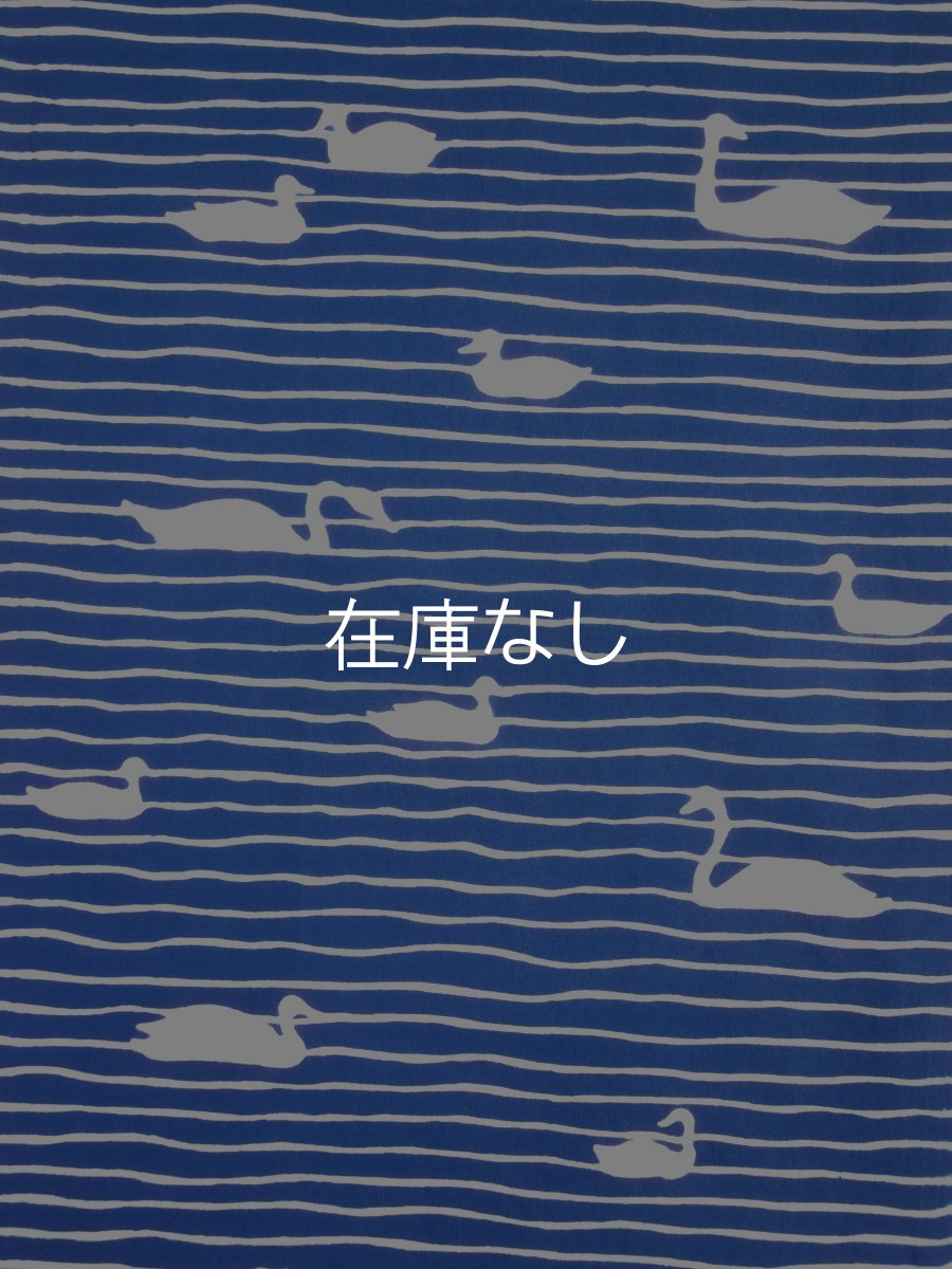 画像2: 手ぬぐい　水鳥 青色 (2)