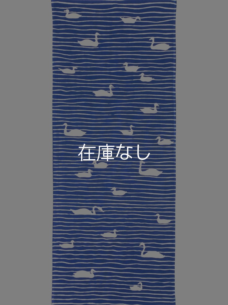 画像3: 手ぬぐい　水鳥 青色 (3)