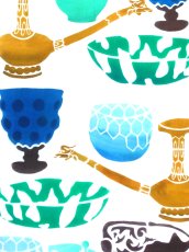 画像2: 【9月の期間限定、10日20時〜販売開始】えぼし SENSHOKU CREATORの手ぬぐい　正倉院宝物 うつわ (2)