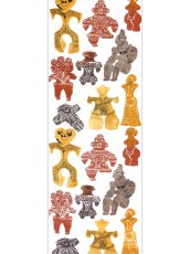 画像2: 【9月の期間限定、10日20時〜販売開始】えぼし SENSHOKU CREATORの手ぬぐい　土偶1 (2)