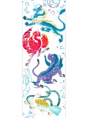 画像3: 【9月の期間限定、10日20時〜販売開始】えぼし SENSHOKU CREATORの手ぬぐい　四神 (3)