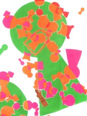 画像1: 【9月の期間限定、10日20時〜販売開始】えぼし SENSHOKU CREATORの手ぬぐい　カラフル古墳 ピンク (1)