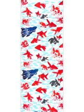 画像2: 【9月の期間限定、10日20時〜販売開始】えぼし SENSHOKU CREATORの手ぬぐい　金魚 (2)