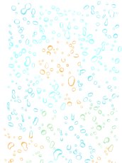 画像1: にじゆらの手ぬぐい　氷しずく マルチカラー (1)