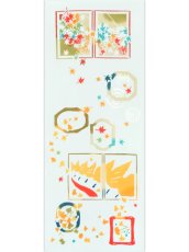 画像3: にじゆらの手ぬぐい　秋の二重奏 (3)