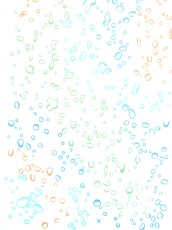 画像2: にじゆらの手ぬぐい　氷しずく マルチカラー (2)