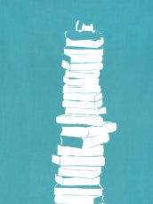 画像1: 【10月の期間限定】バオバブ堂の手ぬぐい　Cat＆Book (1)
