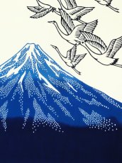 画像3: 和布華の手ぬぐい　富士山と鶴 (3)