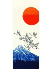 画像4: 和布華の手ぬぐい　富士山と鶴 (4)