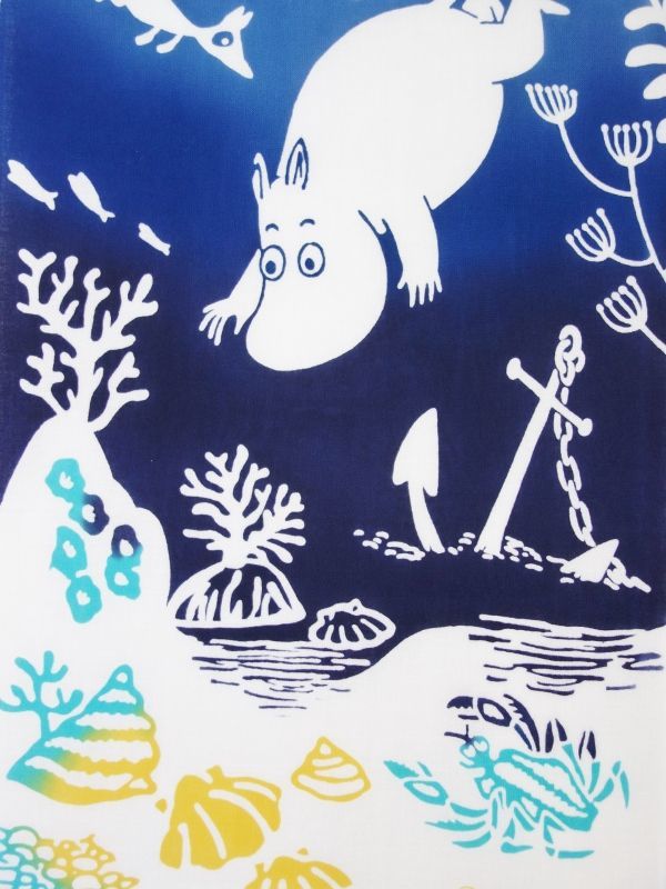 ムーミン手ぬぐい 海の冒険 手ぬぐい専門店 こっさ ムーミン手ぬぐい 海の冒険 手ぬぐい専門店 こっさ